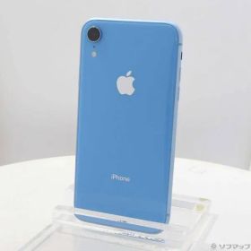 〔中古品〕 iPhoneXR 128GB ブルー MT0U2J／A SIMフリー【247】