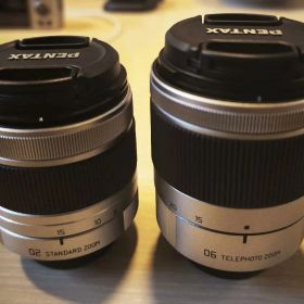 【Wズームキット】PENTAX Q10 シルバー ミラーレス一眼