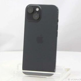 【中古】Apple(アップル) iPhone15 128GB ブラック MTMH3J／A SIMフリー 【262-ud】