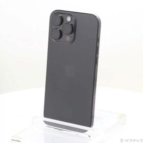【中古】Apple(アップル) iPhone16 Pro Max 256GB ブラックチタニウム 3N528J／A SIMフリー 【295-ud】