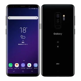 【中古】【安心保証】 Galaxy S9+ SCV39[64GB] au ミッドナイトブラック