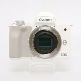 【中古】 (キヤノン) Canon EOS M50 MarkII ホワイト(EOS Kiss M2海外モデル)※充電器無し【中古カメラ デジタル一眼】 ランク：B