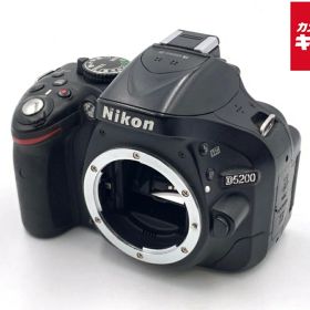 【中古】 【並品】 ニコン D5200 ボディ ブラック 【デジタル一眼レフ】 【6ヶ月保証】