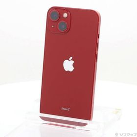 〔中古〕Apple(アップル) iPhone13 128GB プロダクトレッド MLNF3J／A SIMフリー〔348-ud〕