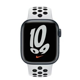 Apple Apple Watch Nike Series7 41mm GPSモデル MKNL3J/A+ML843FE/A A2473【ミッドナイトアルミニウムケース/ピュアプラチナム ブラックNikeスポーツバンド】 [中古] 【当社3ヶ月間保証】 イオシス