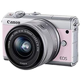 【中古】「非常に良い」キヤノン EOS M100・リミテッドピンクキット EOSM100LIMITEDPINKKIT