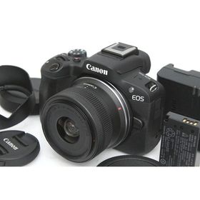 【全額返金保証】良品｜キヤノン EOS R50 RF-S18-45 IS STM レンズキット [ブラック]（センサー清掃済） CA01-R3362-3U3B