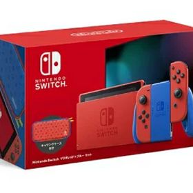 【中古】（新古品・未使用品） Nintendo Switch マリオレッド×ブルー セット