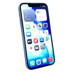 中古 Apple iPhone13 mini 128GB ブルー MLJH3J／A SIMフリー ※ネットワーク利用制限あります