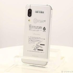 〔中古〕SHARP(シャープ) AQUOS sense3 64GB シルバーホワイト SH-02M docomoロック解除SIMフリー〔295-ud〕
