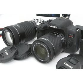 【全額返金保証】美品｜キヤノン EOS Kiss X8i ダブルズームキット（センサー清掃済み） CA01-R3314-2K2