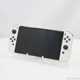 【中古】Nintendo(任天堂) Nintendo Switch 有機ELモデル Joy-Con(L)／(R) ホワイト 【220-ud】