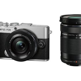 【送料無料】OLYMPUS E-P7WZK SLV ミラーレス一眼カメラ PEN E-P7 EZダブルズームキット （シルバー）【在庫目安:お取り寄せ】| カメラ ミラーレスデジタル一眼レフカメラ 一眼レフ カメラ デジタル一眼カメラ