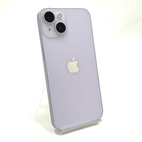 iPhone 14 128GB パープル SIMフリー 白ロム 動作確認済 80%【全額返金保証】【最速発送】