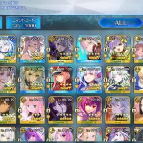 W最新製品_引退アカウント，レベル120宝具5所持8種，高練度 | FGOのアカウントデータ、RMTの販売・買取一覧