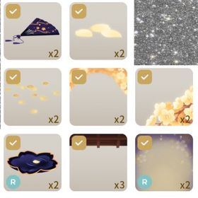 月夜にきらめく金桜の島 11点セット | リヴリーアイランドのアイテム、RMTの販売・買取一覧