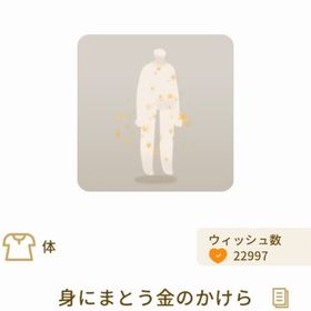 身にまとう金のかけら | リヴリーアイランドのアイテム、RMTの販売・買取一覧