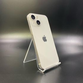 アップル(Apple)の【全額返金保証】【最速発送】Apple iPhone iPhone 13 mini 256GB スターライト au 動作確認済(スマートフォン本体)