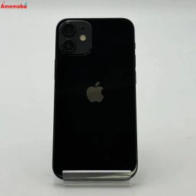 【中古】iPhone12 mini 64GB ブラック MGA03J/A AU版SIMフリー