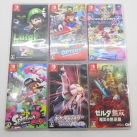 k71819-oe [送料650円] 中古◎6本セット ルイージマンション２HD等 SWITCHソフト [037-251210]