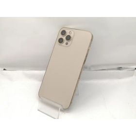 【中古】Apple au 【SIMロック解除済み】 iPhone 12 Pro Max 128GB ゴールド MGCW3J/A【仙台イービーンズ】保証期間1ヶ月【ランクC】