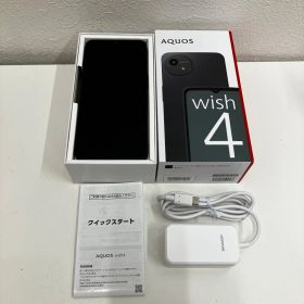 D9396 AQUOS アクオス wish4 64GB スマホ スマートフォン ブラック 良品