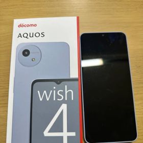 ドコモ AQUOS Wish4 フォン（ブルー）本体