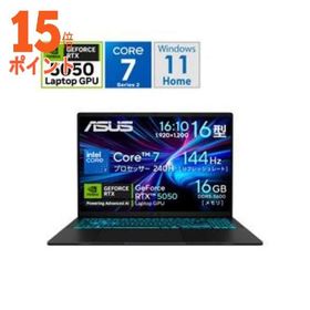15倍ポイント V3607VH-C7165R5050BKS ゲーミングノートパソコン Gaming V16 V3607(RTX 5050) ブラ…