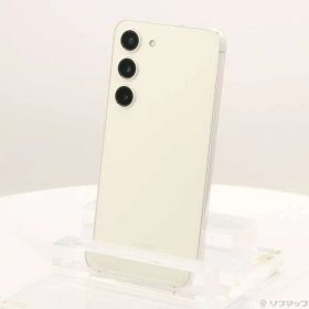 〔中古品〕 Galaxy S23 256GB クリーム SCG19 au SIMフリー【377】