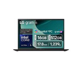 LGエレクトロニクス(LG) 16Z90TL-VP55J LG gram 16 16型 Core Ultra 5/16GB/512GB オブシディアンブラック Windows 11 Pro ノートパソコン