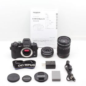 オリンパス(OLYMPUS)のオリンパス OM-D E-M10 MarkIV EZダブルズームキット ブラック(デジタル一眼)