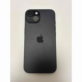 アイフォーン(iPhone)のiPhone15 128GB ブラック SIMフリー 背面ヒビあり(スマートフォン本体)