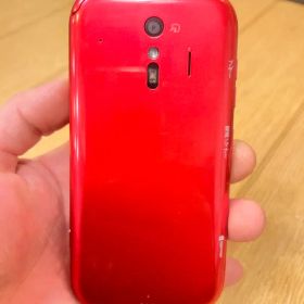 Docomo F-01L 赤色 スマートフォン本体ドコモSIMフリー