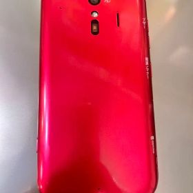 F-01L スマートフォン 本体 レッドDocomo SIMフリー