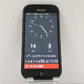 らくらくスマートフォン me F-01L ドコモ ブラック 送料無料 本体 c13942