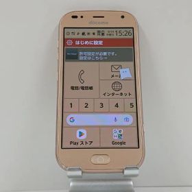 らくらくスマートフォン me F-01L ドコモ ゴールド 送料無料 本体 c13936