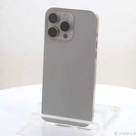 〔中古品〕 iPhone15 Pro Max 256GB ナチュラルチタニウム MU6R3J／A SIMフリー【276】