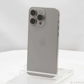〔中古品〕 iPhone15 Pro Max 256GB ナチュラルチタニウム MU6R3J／A SIMフリー【377】