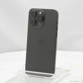 〔中古品〕 iPhone15 Pro Max 256GB ブラックチタニウム MU6P3J／A SIMフリー【269】