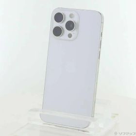 〔中古品〕 iPhone15 Pro Max 256GB ホワイトチタニウム MU6Q3J／A SIMフリー【258】