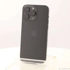 〔中古品〕 iPhone15 Pro Max 256GB ブラックチタニウム MU6P3J／A SIMフリー【258】