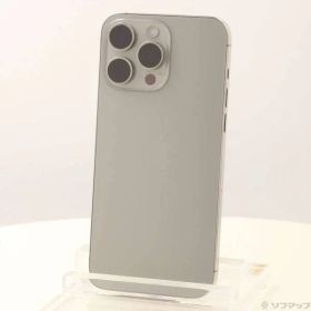 〔中古品〕 iPhone15 Pro Max 256GB ナチュラルチタニウム MU6R3J／A SIMフリー【352】