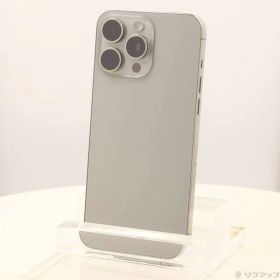 〔中古品〕 iPhone15 Pro Max 256GB ナチュラルチタニウム MU6R3J／A SIMフリー【258】