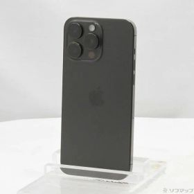 〔中古品〕 iPhone15 Pro Max 256GB ブラックチタニウム MU6P3J／A SIMフリー【348】