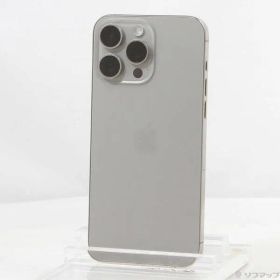 〔中古品〕 iPhone15 Pro Max 256GB ナチュラルチタニウム MU6R3J／A SIMフリー【297】