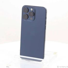 〔中古品〕 iPhone15 Pro Max 256GB ブルーチタニウム MU6T3J／A SIMフリー【269】