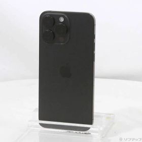 〔中古品〕 iPhone15 Pro Max 256GB ブラックチタニウム MU6P3J／A SIMフリー【295】