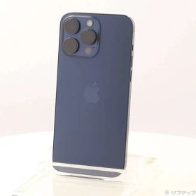 〔中古品〕 iPhone15 Pro Max 256GB ブルーチタニウム MU6T3J／A SIMフリー【276】