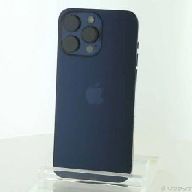 〔中古品〕 iPhone15 Pro Max 512GB ブルーチタニウム MU6X3J／A SIMフリー【262】