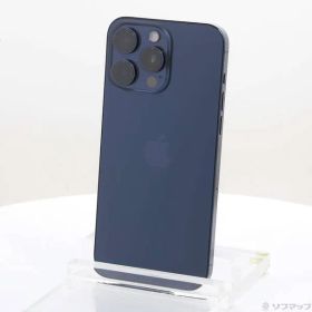 〔中古品〕 iPhone15 Pro Max 512GB ブルーチタニウム MU6X3J／A SIMフリー【348】